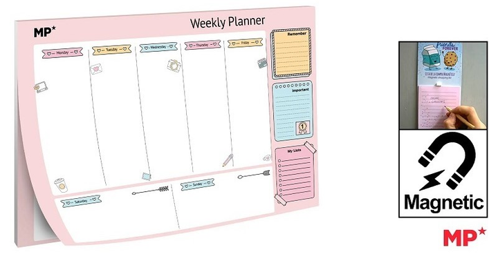 Planer tygodniowy magnetyczny Main Paper A4 PN123-11 (8435250907236) - obraz 2