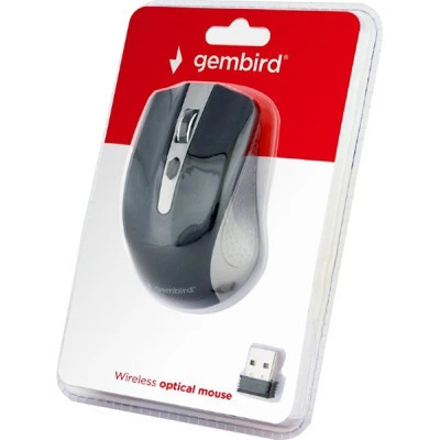 Мышка Gembird MUSW-4B-04-GB Black+Grey (MUSW-4B-04-GB) - изображение 3