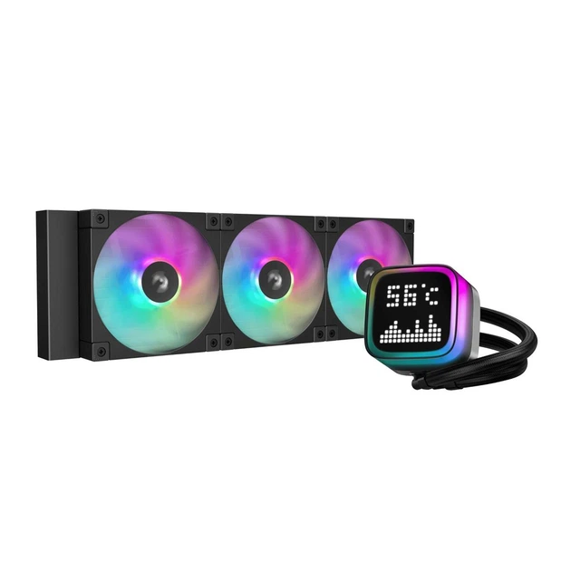 Система водяного охолодження DeepCool LP360 ARGB Black (R-LP360-BKMSNC-G-1) - зображення 3
