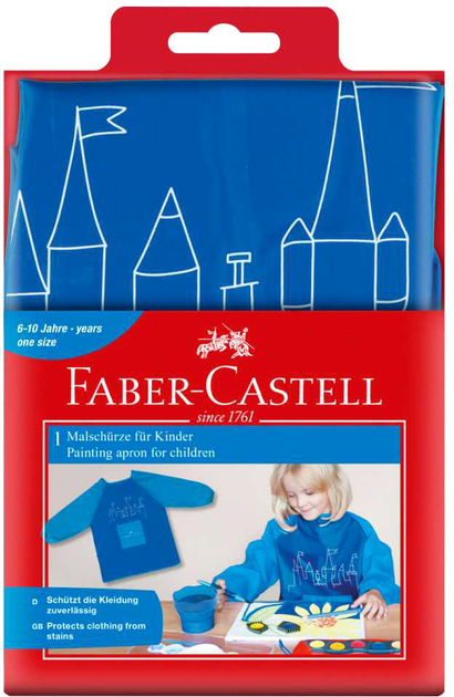 Fartuch kreślarski Faber-Castell niebieski (4005402012039) - obraz 1