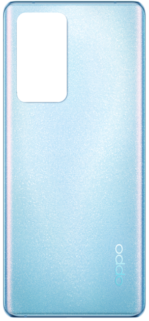 Задня кришка Oppo Reno 6 Pro 5G блакитна Aurora High Copy - Фото 1 Задня кришка Oppo Reno 6 Pro 5G блакитна Aurora High Copy - зображення 1