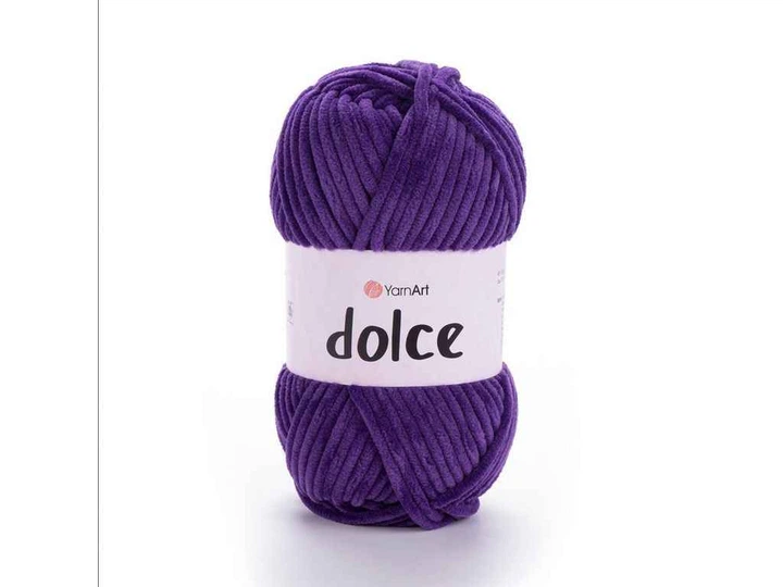Пряжа YarnArt Dolce фіолетовий 100% мікрополіестр 120м 100г 5шт/уп 792 - Фото 1 Пряжа YarnArt Dolce фіолетовий 100% мікрополіестр 120м 100г 5шт/уп 792 - изображение 1