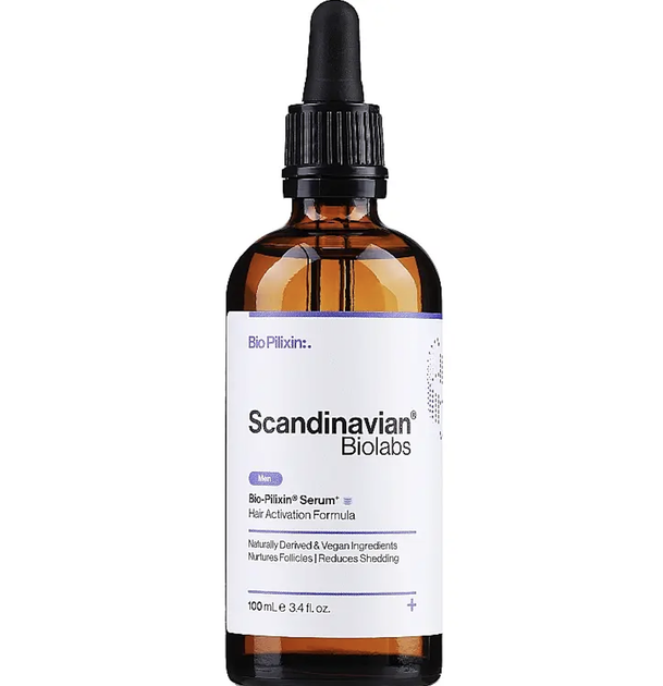 Мужская сыворотка для стимуляции роста волос Scandinavian Biolabs Bio-Pilixin Serum Hair Activation Formula for Men 100 мл - изображение 2