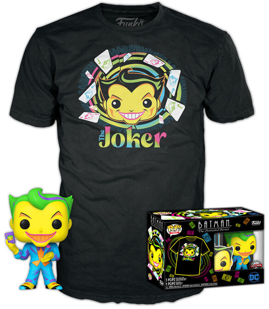 Zestaw prezentowy Funko Pop! & Tee DC Comics Batman Joker Exclusive Figurka 9 cm + Koszulka Rozmiar M (889698636155) - obraz 2