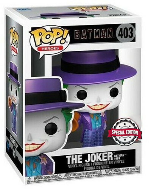 Zestaw prezentowy Funko Pop! & Tee DC Comics Batman The Joker Figurka 9 cm + Koszulka Rozmiar S (889698558488) - obraz 3