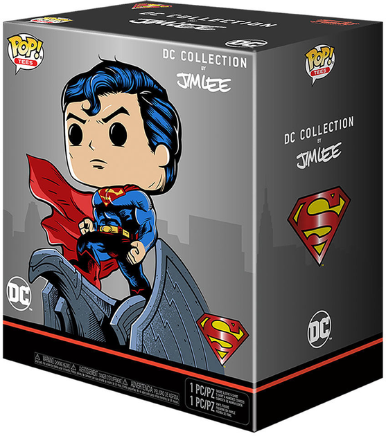 Zestaw prezentowy Funko Pop! & Tee DC Comics Jim Lee Superman Exclusive Figurka 9 cm + Koszulka Rozmiar S (889698397681) - obraz 1