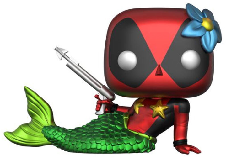 Zestaw prezentowy Funko Pop! & Tee Marvel Deadpool Mermaid Exclusive Figurka 9 cm + Koszulka Rozmiar L (889698340359) - obraz 4