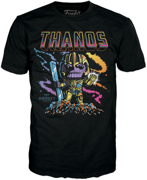 Zestaw prezentowy Funko Pop! & Tee Marvel Infinity Saga Thanos Exclusive Figurka 9 cm + Koszulka Rozmiar M (889698636018) - obraz 5