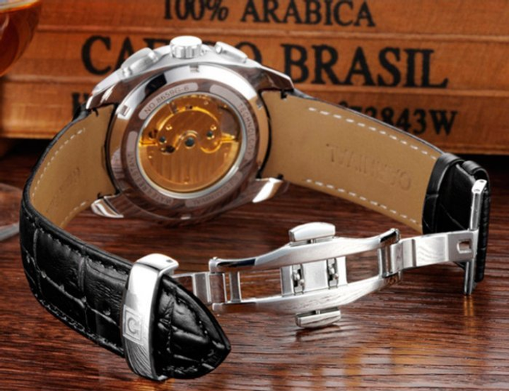 Мужские часы Carnival Genius Black Silver New - изображение 9