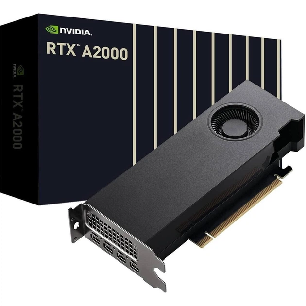 Дискретная видеокарта nVidia RTX A2000, 6 GB GDDR6, 192-bit / Mini