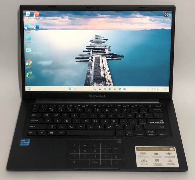 Ультрабук Asus Vivobook X1404ZA / 14.1" (1920x1080) IPS / Intel Core i3-1215U (6 (8) ядер по 3.3 - 4.4 GHz) / 8 GB DDR4 / 128 GB SSD / Intel UHD Graphics / WebCam / Win 11 Home - Фото 2 Ультрабук Asus Vivobook X1404ZA / 14.1" (1920x1080) IPS / Intel Core i3-1215U (6 (8) ядер по 3.3 - 4.4 GHz) / 8 GB DDR4 / 128 GB SSD / Intel UHD Graphics / WebCam / Win 11 Home - изображение 2