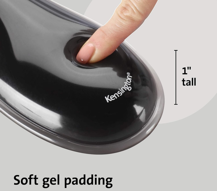 Підкладка під зап'ястя Kensington Duo Gel Mouse Pad with Integrated Wrist Support Red/Black (636638006246) - зображення 5