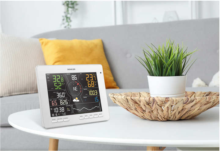 Метеостанция Sencor SWS16600WiFi белый - изображение 19