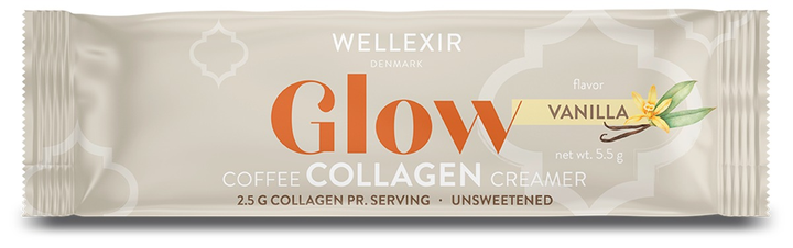 Добавка Wellexir Glow Coffee Collagen Creamer Vanilla 30 саше (5714720931128) - зображення 2