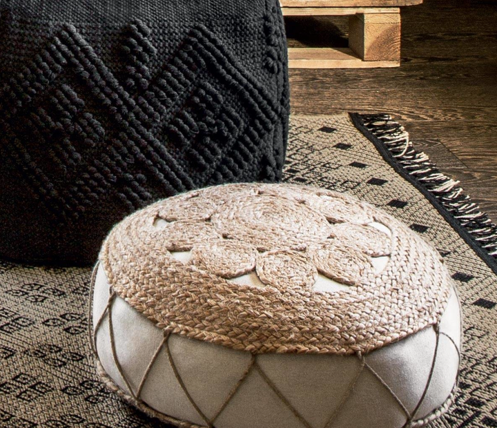 Пуф Atmosphera Sol Кругла 43 x 18 см (3560237545745) - зображення 5