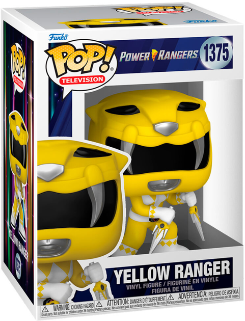 Figurka Funko Pop! Power Rangers 30th Anniversary Yellow Ranger 9 cm (889698721585) - obraz 1