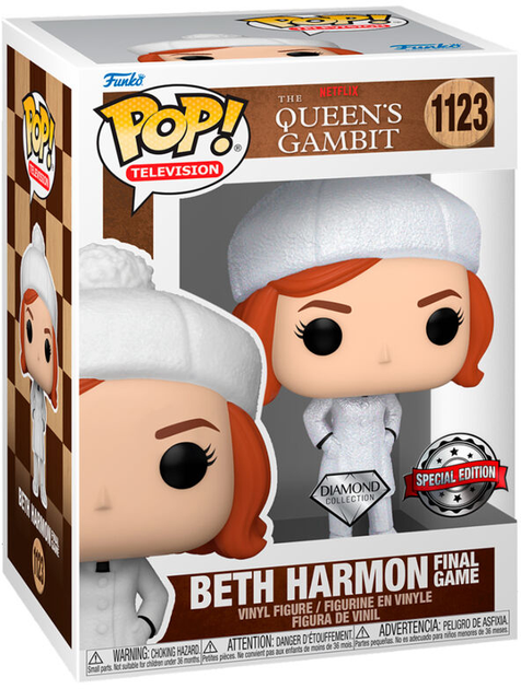 Figurka Funko Pop! Television Netflix The Queens Gambit Beth Harmon Finale Game Diamond Collection 9 cm (889698601634) - obraz 1