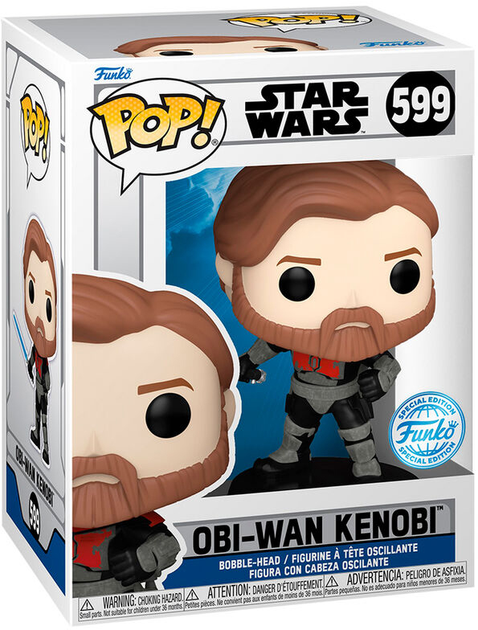 Figurka Funko Pop! Star Wars Obi Wan Kenobi w Mandaloriańskiej zbroi Exclusive 9 cm (889698682831) - obraz 1