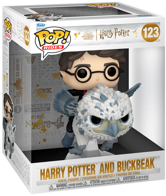 Figurka Funko Pop! Rides Deluxe Harry Potter and the Prisoner of Azkaban Harry Potter and Buckbeak 13 cm (889698760089) - obraz 1