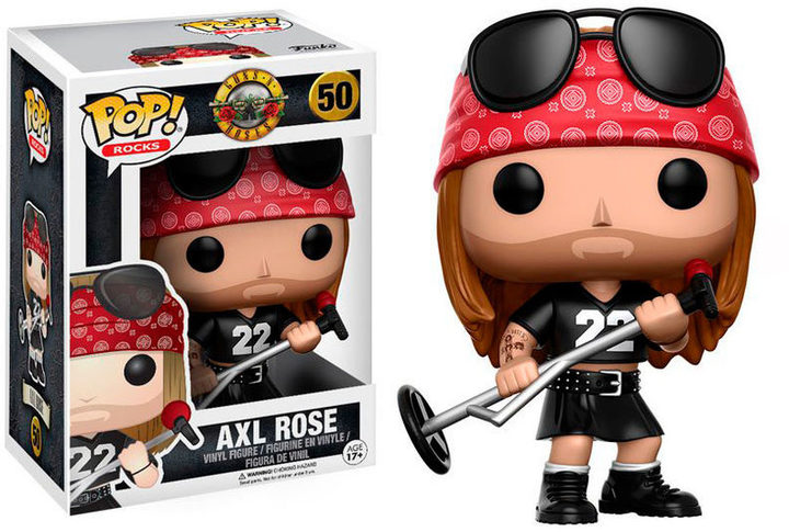 Фігурка Funko Pop! Rocks Guns Roses Axl Rose 10 см (889698106887) - зображення 2