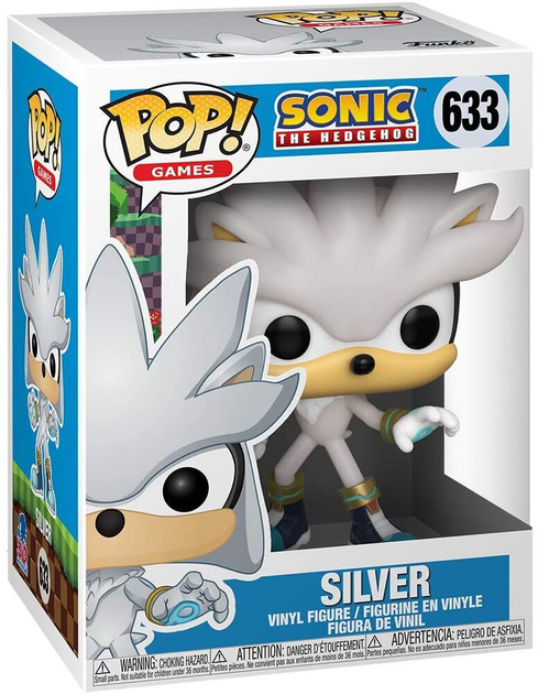 Фігурка Funko Pop! Sonic 30th Anniversary Silver the Hedgehog 9 см (889698519656) - зображення 1