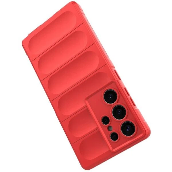 Силиконовый (TPU) чехол Deexe Terra Case для Samsung Galaxy S25 Ultra (S938) - Red - изображение 3