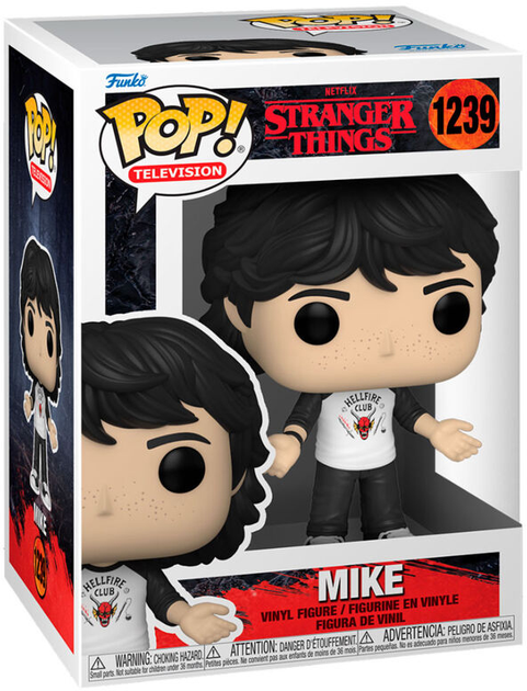 Figurka Funko Pop! Stranger Things Mike 1239 9 cm (889698623933) - obraz 1