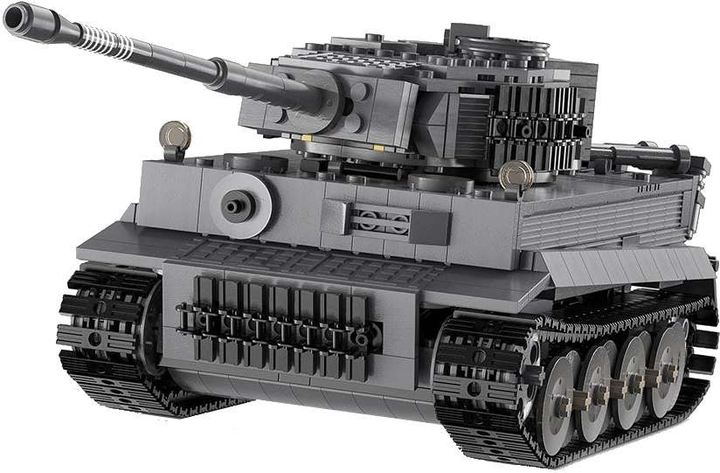 Klocki konstrukcyjne CaDa C61071W Tiger Tank zdalnie sterowany 1:35 925 szt (6948061925907) - obraz 3