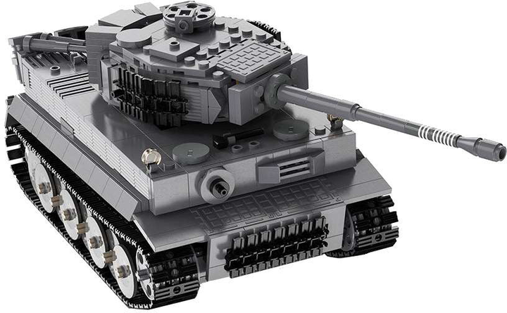 Klocki konstrukcyjne CaDa C61071W Tiger Tank zdalnie sterowany 1:35 925 szt (6948061925907) - obraz 6