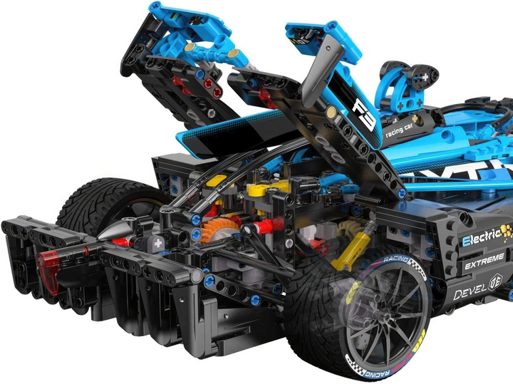 Конструктор CaDa C64004W Electric Super Racing Car 1:8 1667 деталей (6948061927666) - зображення 6