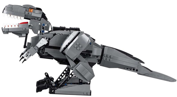 Klocki konstrukcyjne CaDa C59006W T-Rex zdalnie sterowany 701 szt (6948061927796) - obraz 5
