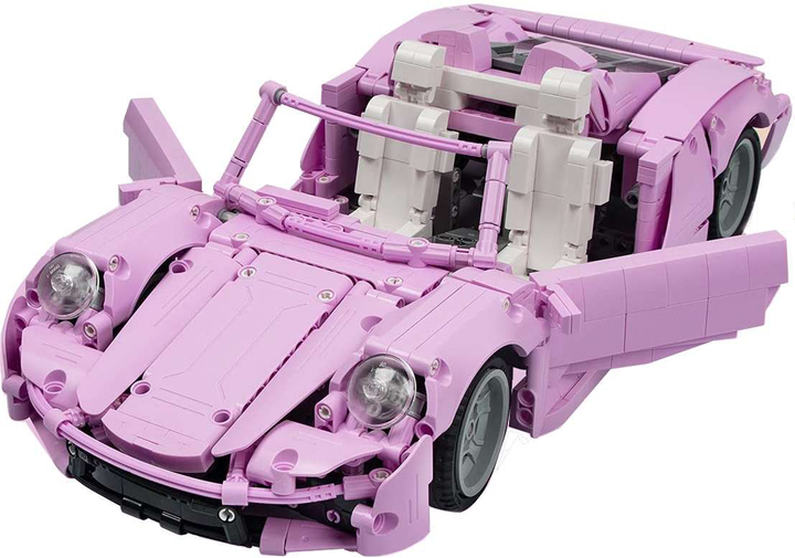Конструктор CaDa C61029W Кабріолет Pink Holiday 37 см 1181 елемент (6948061925945) - зображення 4