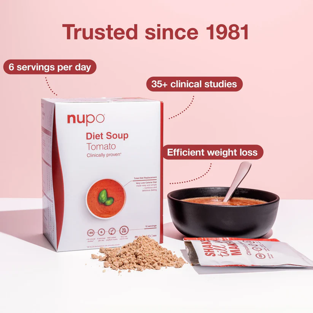 Суп томатний Nupo Diet Soup Tomato 12 порцій (5715667920978) - зображення 3