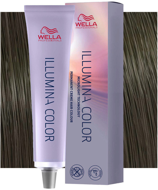 Фарба для волосся Wella Professionals Illumina Color 5/02 Світло-коричнева стійка 60 мл (8005610543833) - зображення 3