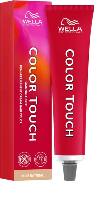 Фарба для волосся Wella Professionals Color Touch Pure Naturals 2/0 Чорна без аміаку 60 мл (8005610528076) - зображення 1