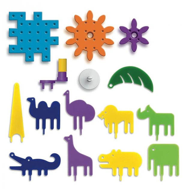 Конструктор Quercetti Georello Джунглі 50 елементів (8007905023365) - зображення 3