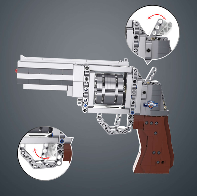 Klocki konstrukcyjne CaDa C81011W Revolver 475 szt (6948061925228) - obraz 6