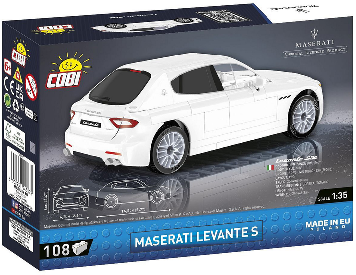 Конструктор Cobi 24507 Maserati Levante S 108 елементів (5902251245078) - зображення 3