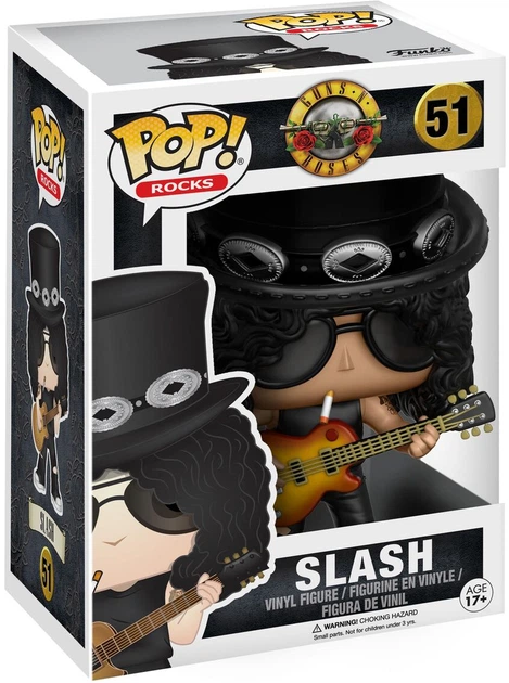 Фигурка Funko Pop! Rocks Guns N Roses Slash 9 см (889698106870