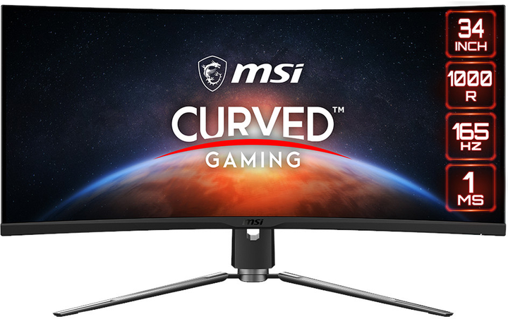 Monitor 34" MSI MPG ARTYMIS 343CQR (4719072744328) - obraz 1