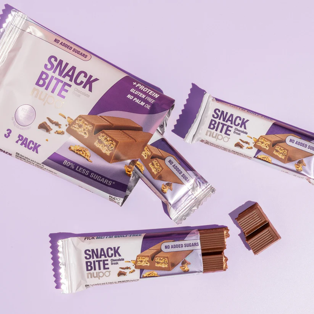 Przekąska Nupo Snack Bite Chocolate Break 14 szt. (5715667080092) - obraz 2