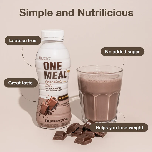 Шейк Nupo One Meal+Prime Chocolate Bliss 12 x 330 мл (5715667090008) - зображення 4