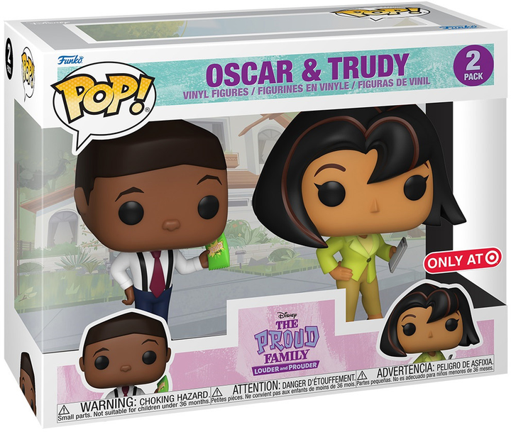 Набір фігурок Funko Pop! Disney The Proud Family Louder & Prouder Oscar & Trudy 2 шт (889698613446) - зображення 1