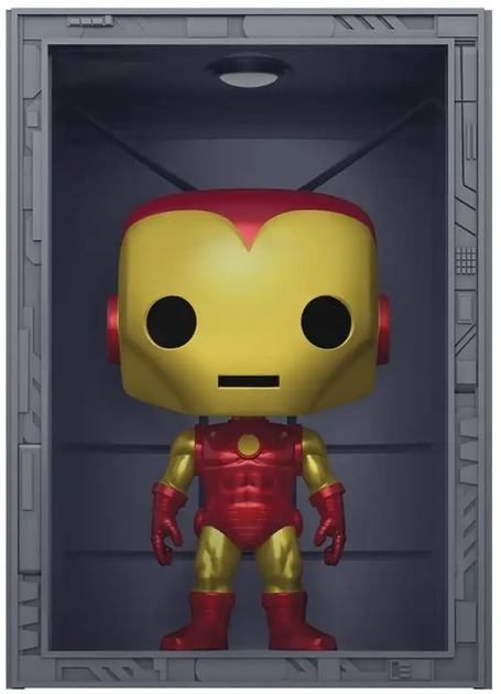 Фігурка Funko Pop! Deluxe Marvel Hall of Armor Iron Man Model 4 Bobble-Head 10 см (889698627818) - зображення 2