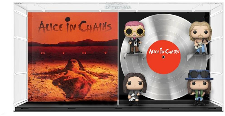 Набір фігурок Funko Pop! Albums Deluxe Alice in Chains Layne Staley Jerry Cantrell Mike Starr Sean Kinney 4 шт (889698614405) - зображення 1