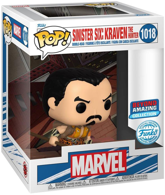 Фігурка Funko Pop! Deluxe Marvel Comics Beyond Amazing Collection Sinister Six Kraven The Hunter Bobble-Head ( 889698609074) - зображення 1