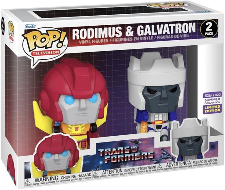 Набір фігурок Funko Pop! 2-Pack Transformers Rodimus & Galvatron 2 шт (889698741279) - зображення 1