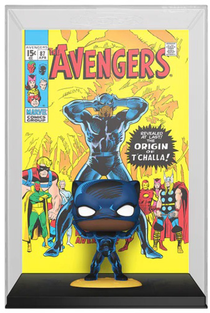 Figurka Funko Pop! Comic Covers Marvel The Avengers Black Panther 11.2 cm (889698744423) - obraz 2