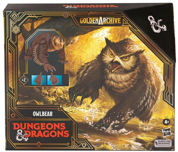 Фігурка Hasbro Fans Dungeons & Dragons Golden Archive Owlbear 21 см (5010996102867) - зображення 1