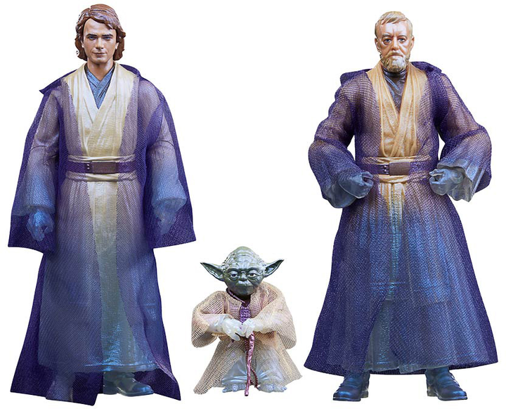 Zestaw figurek Hasbro Fans Black Series Disney Star Wars Return of the Jedi Force Spirits Anakin Skywalker Yoda Obi-Wan Kenobi 3 szt (5010996134554) - obraz 2